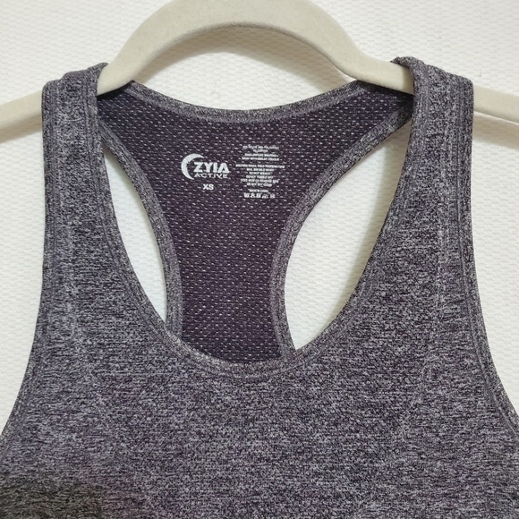 ZYIA Gray Racertop Tank - Picture 3 of 5